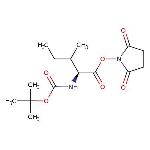 CCC([C@@H](C(=O)ON1C(=O)CCC1=O)NC(=O)OC(C)(C)C)C