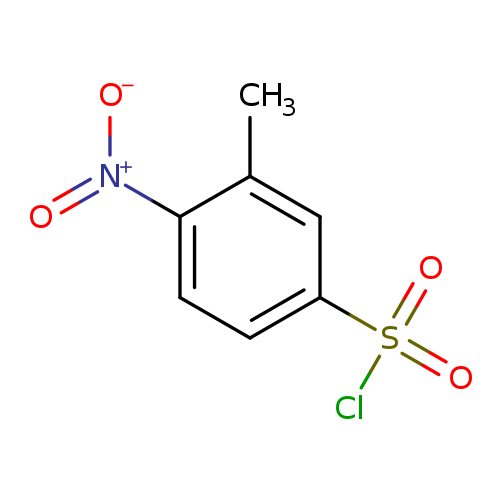 [O-][N+](=O)c1ccc(cc1C)S(=O)(=O)Cl