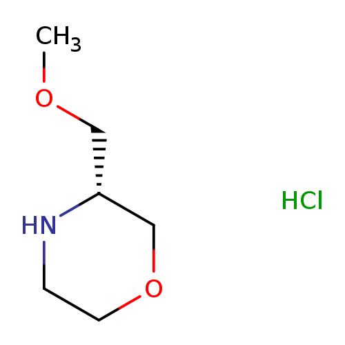 COC[C@@H]1COCCN1.Cl