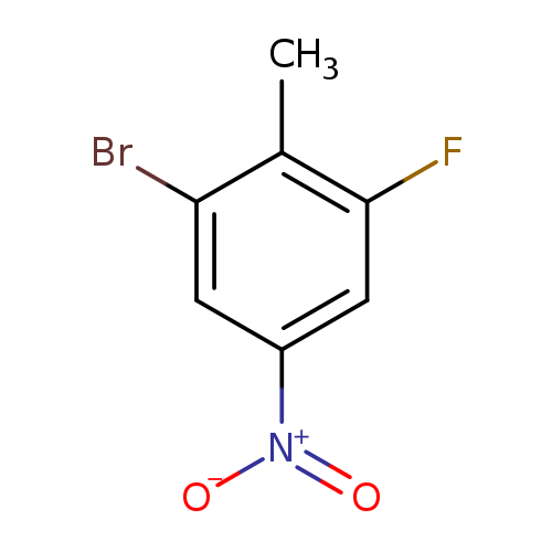 Fc1cc(cc(c1C)Br)[N+](=O)[O-]