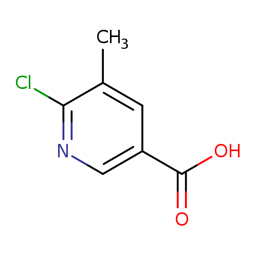 OC(=O)c1cnc(c(c1)C)Cl