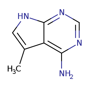 Cc1c[nH]c2c1c(N)ncn2
