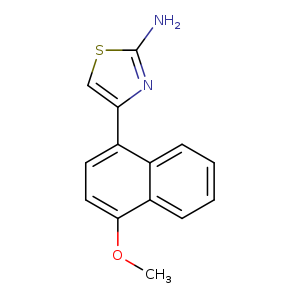 COc1ccc(c2c1cccc2)c1csc(n1)N