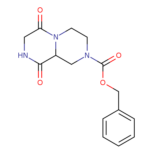 O=C1NCC(=O)N2C1CN(CC2)C(=O)OCc1ccccc1