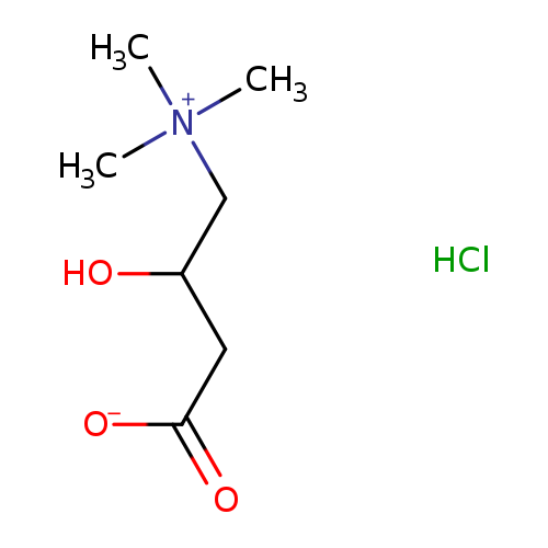 OC(C[N+](C)(C)C)CC(=O)[O-].Cl