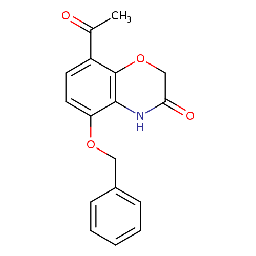 O=C1COc2c(N1)c(OCc1ccccc1)ccc2C(=O)C