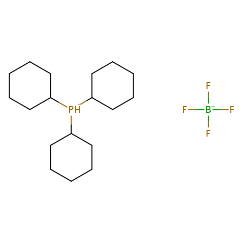 C1CCC(CC1)[PH+](C1CCCCC1)C1CCCCC1.F[B-](F)(F)F