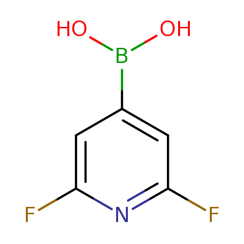 OB(c1cc(F)nc(c1)F)O