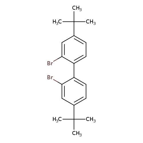 Brc1cc(ccc1c1ccc(cc1Br)C(C)(C)C)C(C)(C)C