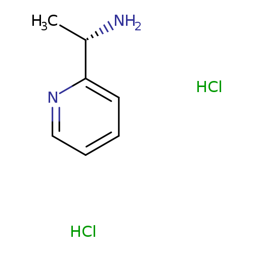 C[C@@H](c1ccccn1)N.Cl.Cl