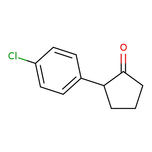 O=C1CCCC1c1ccc(cc1)Cl