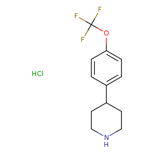 FC(Oc1ccc(cc1)C1CCNCC1)(F)F.Cl