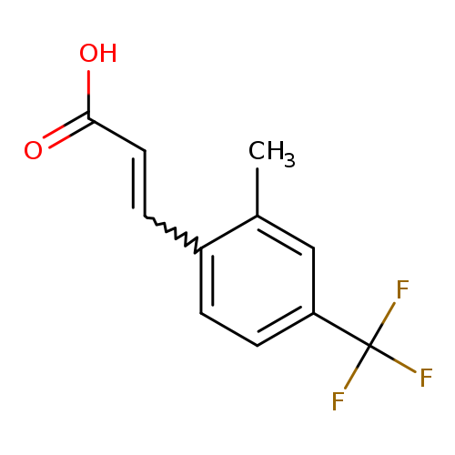 OC(=O)C=Cc1ccc(cc1C)C(F)(F)F