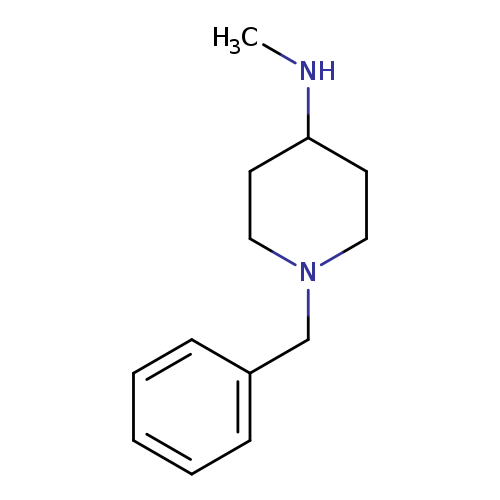 CNC1CCN(CC1)Cc1ccccc1