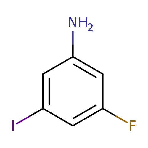 Nc1cc(F)cc(c1)I