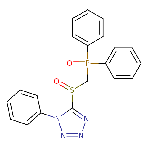 O=S(c1nnnn1c1ccccc1)CP(=O)(c1ccccc1)c1ccccc1
