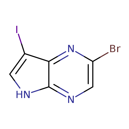 Brc1cnc2c(n1)c(I)c[nH]2