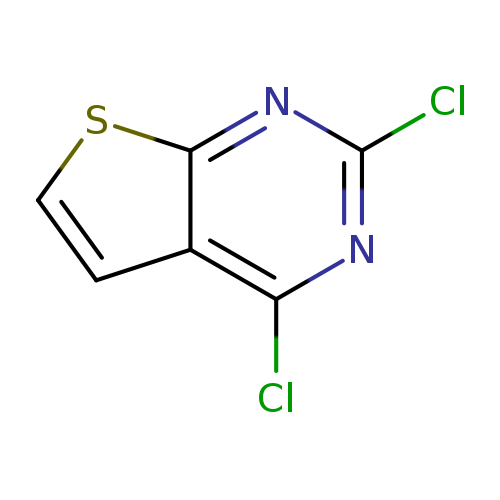 Clc1nc(Cl)c2c(n1)scc2