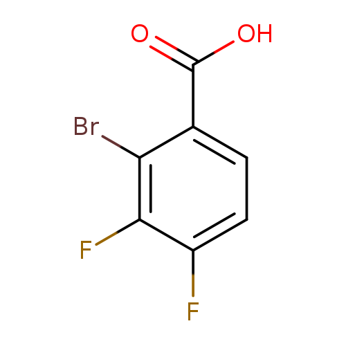 OC(=O)c1ccc(c(c1Br)F)F