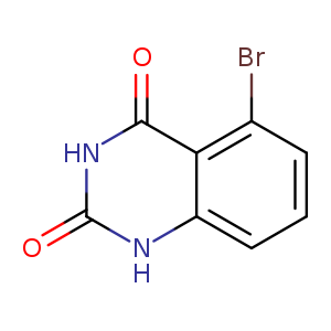 O=c1[nH]c2cccc(c2c(=O)[nH]1)Br