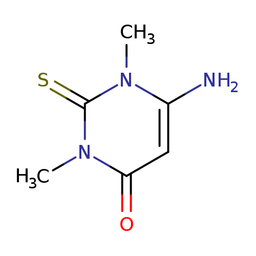 Nc1cc(=O)n(c(=S)n1C)C