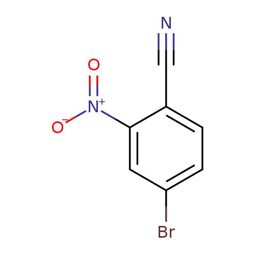 N#Cc1ccc(cc1[N+](=O)[O-])Br