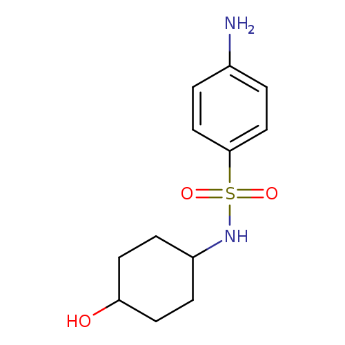 OC1CCC(CC1)NS(=O)(=O)c1ccc(cc1)N