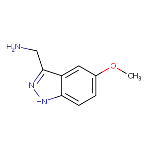 COc1ccc2c(c1)c(CN)n[nH]2