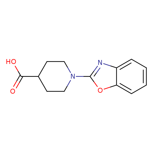 OC(=O)C1CCN(CC1)c1nc2c(o1)cccc2