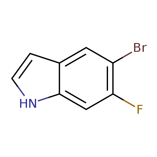 Brc1cc2cc[nH]c2cc1F