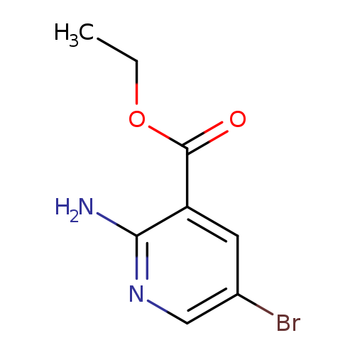 CCOC(=O)c1cc(Br)cnc1N