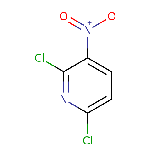 [O-][N+](=O)c1ccc(nc1Cl)Cl