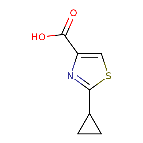 OC(=O)c1csc(n1)C1CC1