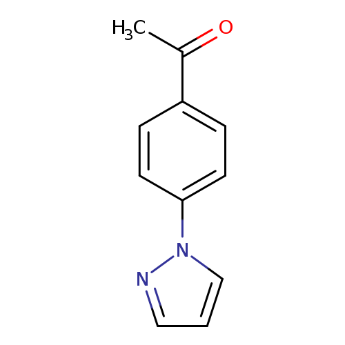 CC(=O)c1ccc(cc1)n1cccn1