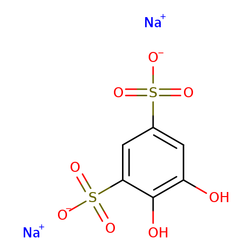 Oc1cc(cc(c1O)S(=O)(=O)[O-])S(=O)(=O)[O-].[Na+].[Na+]