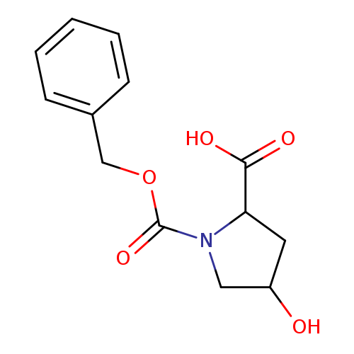 OC1CN(C(C1)C(=O)O)C(=O)OCc1ccccc1