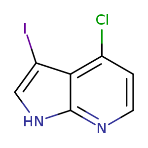 Clc1ccnc2c1c(I)c[nH]2