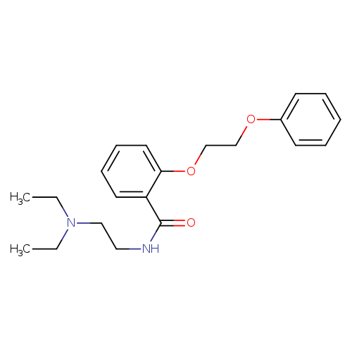 CCN(CCNC(=O)c1ccccc1OCCOc1ccccc1)CC