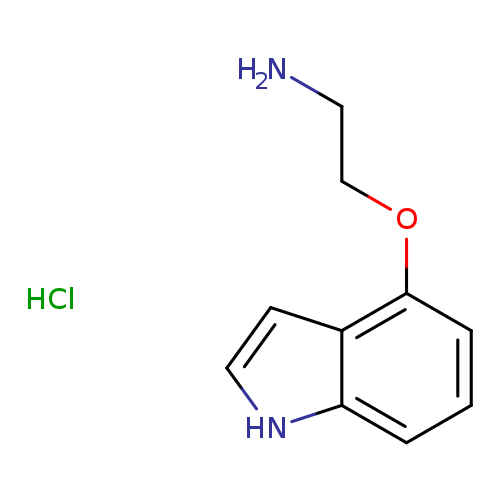 NCCOc1cccc2c1cc[nH]2.Cl