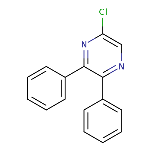 Clc1cnc(c(n1)c1ccccc1)c1ccccc1