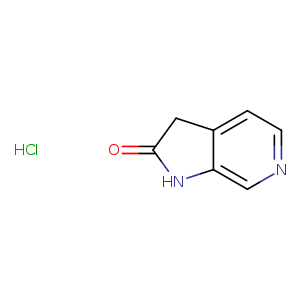 O=C1Cc2c(N1)cncc2.Cl