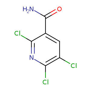 Clc1cc(C(=O)N)c(nc1Cl)Cl