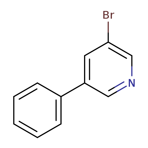 Brc1cncc(c1)c1ccccc1