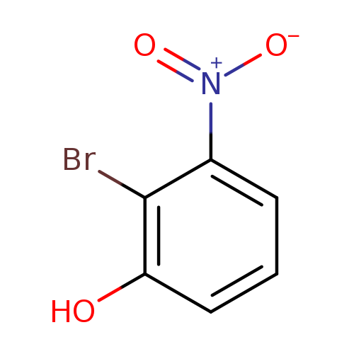 [O-][N+](=O)c1cccc(c1Br)O