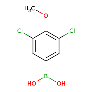 COc1c(Cl)cc(cc1Cl)B(O)O
