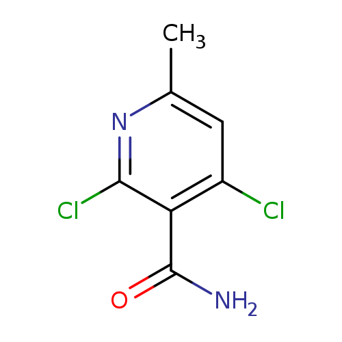 Cc1cc(Cl)c(c(n1)Cl)C(=O)N