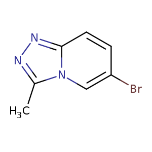 Brc1ccc2n(c1)c(C)nn2