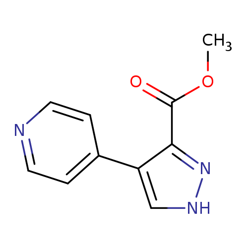 COC(=O)c1n[nH]cc1c1ccncc1