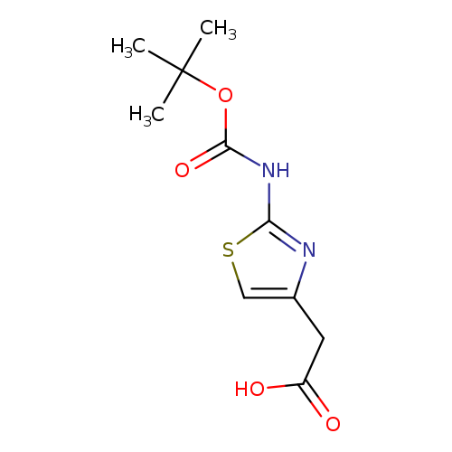 O=C(Nc1scc(n1)CC(=O)O)OC(C)(C)C