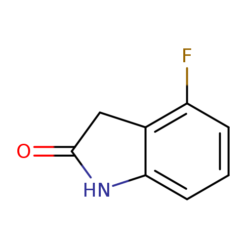 O=C1Nc2c(C1)c(F)ccc2